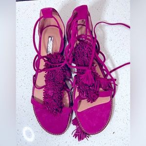 Brand new pink sandals